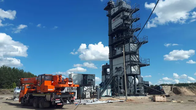 Асфальтобетонный завод Metong 160 т/ч запущен в Нижегородской области