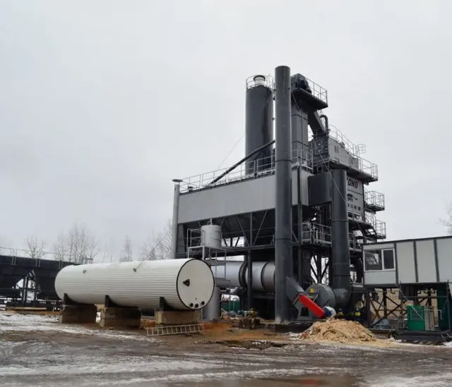 Асфальтобетонный завод Metong DLB-1500 (120 т/ч) смонтирован и готов к работе, фото 2