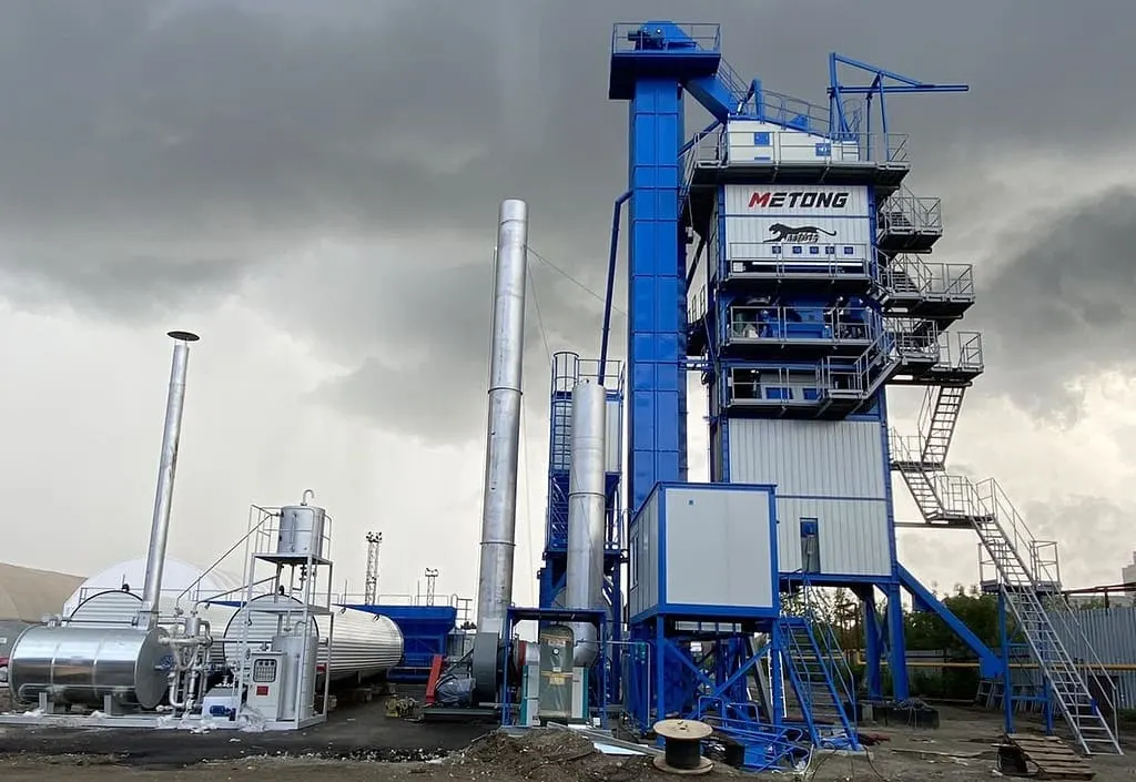 Поставка АБЗ Metong DLB-1500 (120 т/ч) в Новосибирск