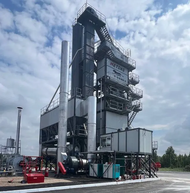 Поставка АБЗ Metong DLB-1500 (120 т/ч, 6 фракций) в Омскую область, фото 1 из 3